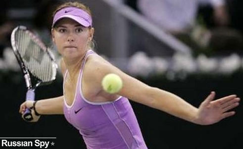 maria sharapova playing tennis. Not your average high school